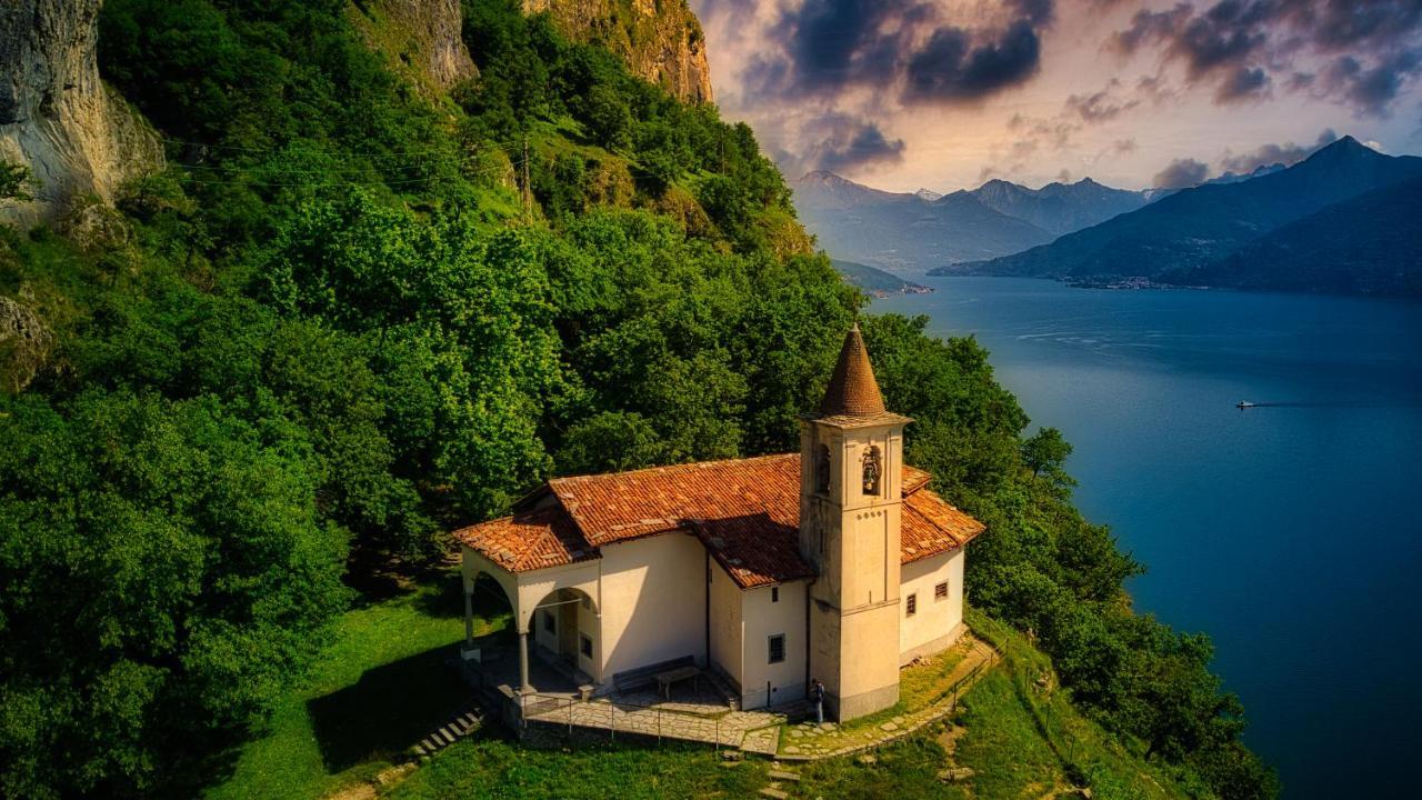 Apartment A Lago Private Beach And Parking Oliveto Lario Exterior foto